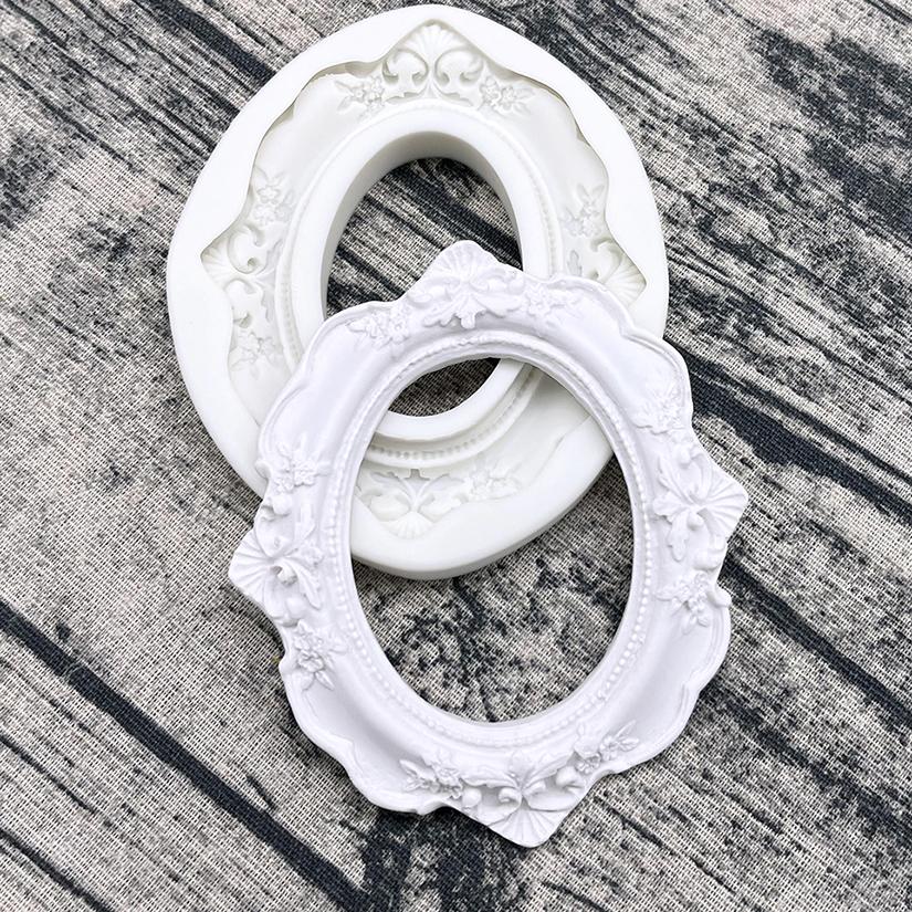 Frame Silicone Mold Sugarcraft Chocolate Cupcake Baking Mold Fondant Cake Decorating Tools