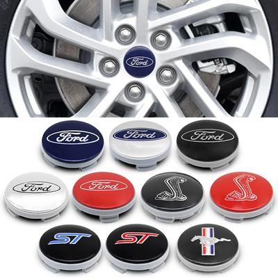 4Pcs 54mm Auto Emblem Original Wheel Center Cover Car Badge Hubcaps For Focus MK2 Fiesta Mondeo Shelby Kuga Ecosport Falcon