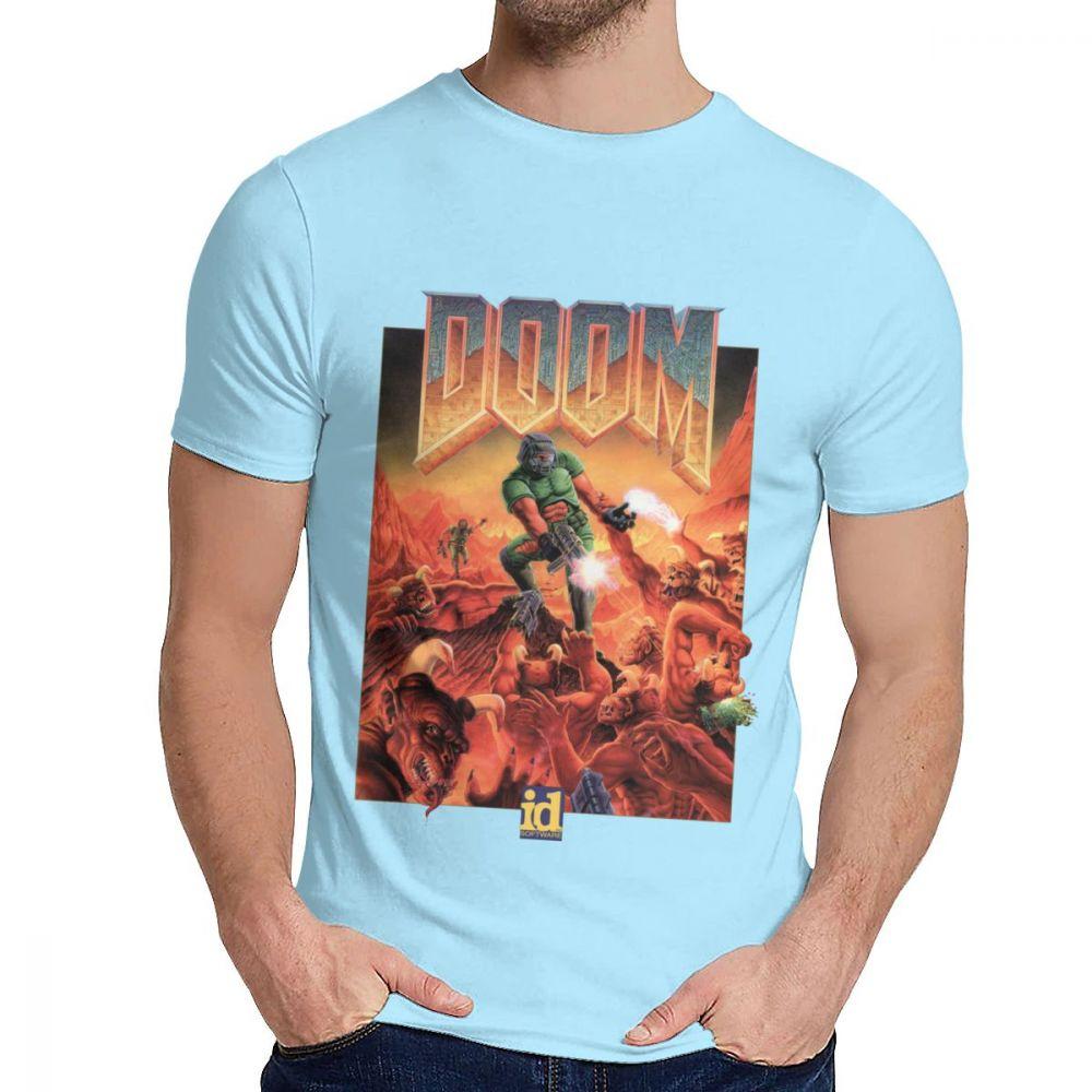 Picture Custom Doom Ii Hell On Earth 1994 T Shirt For Male Summer Cool Man 100