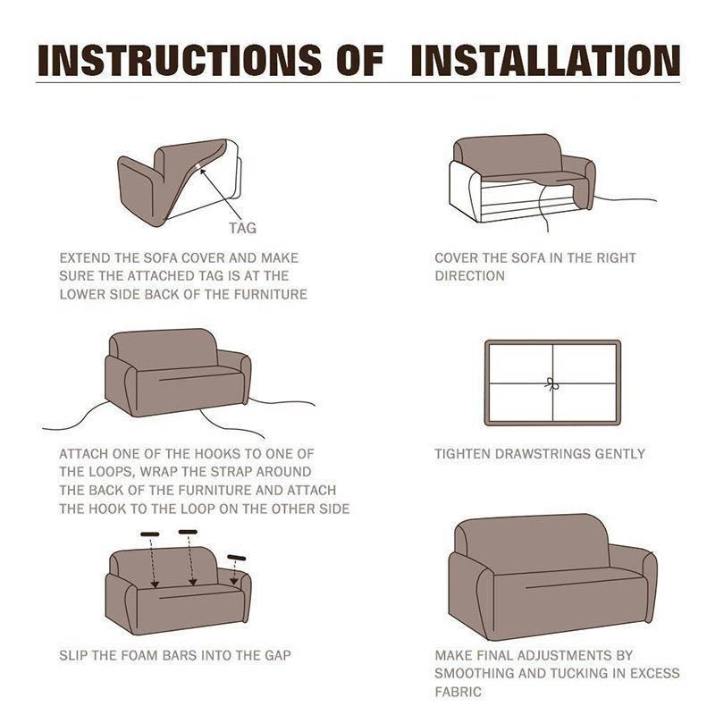 Impressionist Fashion Cotton Sofa Double Pattern Armrest Sofa Cover Fabric Seat Cover for Home Decor