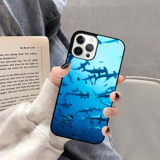 Whale Sharks Fish Phone Case For iPhone 17 Air 16 15 14 13 12 11 Pro Max Plus Max Cover Shell coque