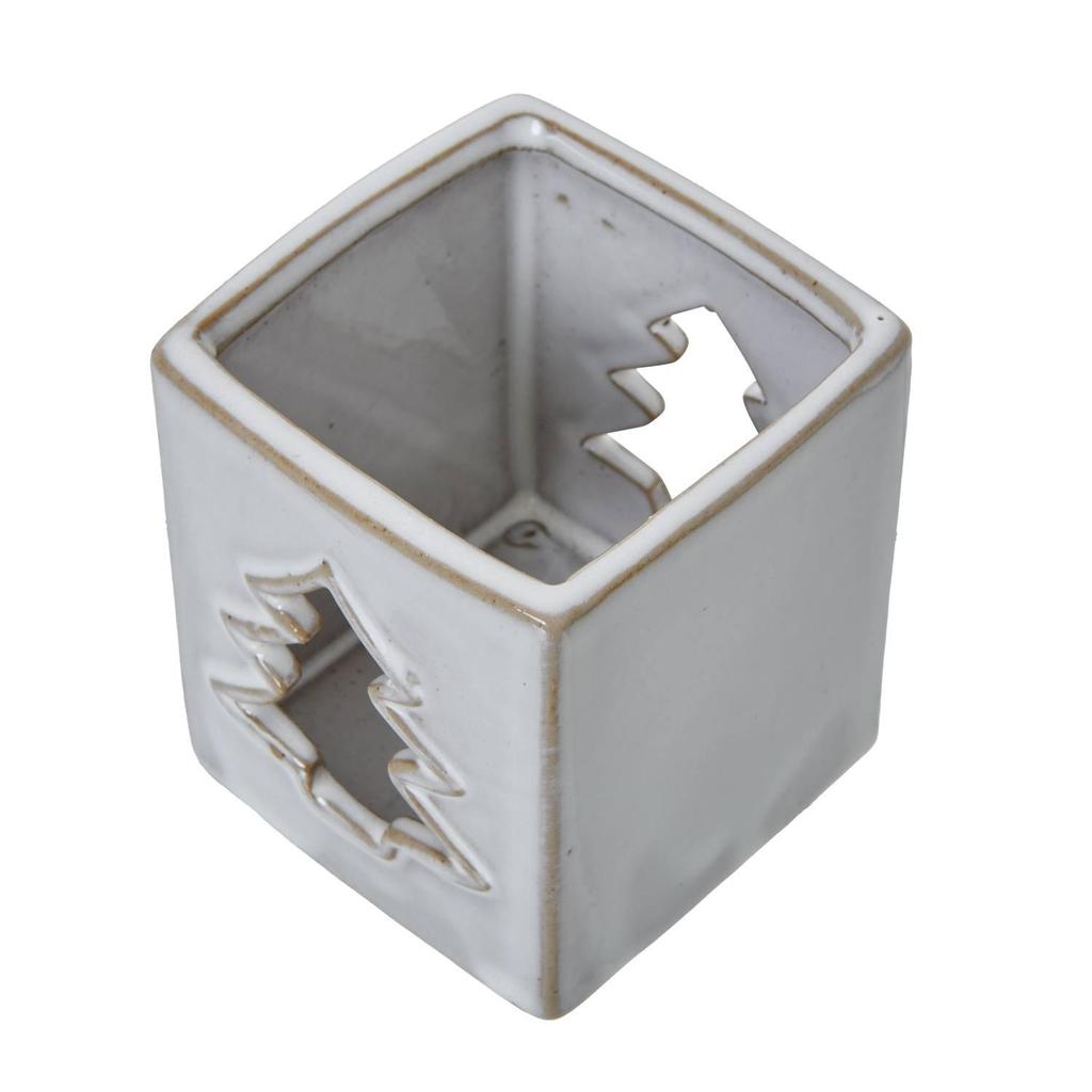 Hill Interiors Ceramic Tree Cut-Out Tealight Holder