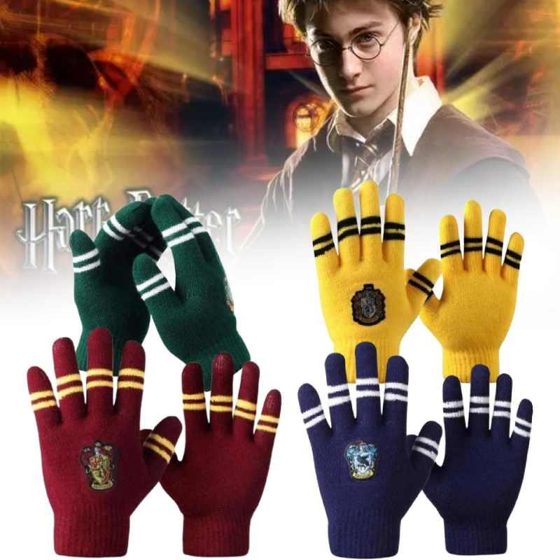 Harry Hogwarts Potter Icon Knitted Gloves Warmth Cosplay Prop Christmas Gifts