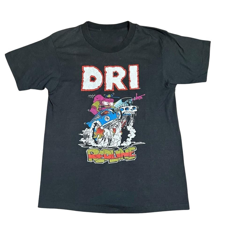 Dirty Rotten Imbeciles Redline D.R.I. Black All Size Shirt