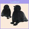 Realistic Crow Plush Toy For Home Decoration Perfect Gift For Kids And Dark Aesthetic Lovers