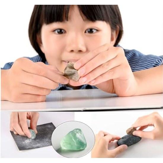 Gakken Science Exciting Experiment Mineral Rock Specimen Edition Real Experience Kit Connecting World (Variety)