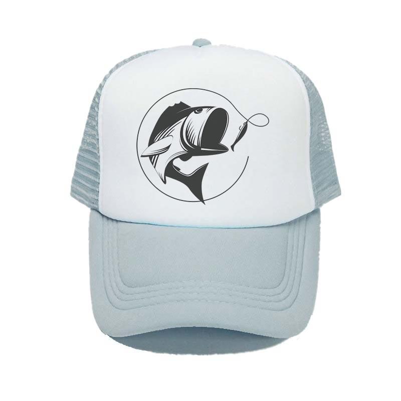 Animal Fish Farm Snapback Trucker Hat Cap Jalan Kuari Fisherman Bone Dad Hats Original Mike Trout Fish Mesh Hunting Hat YY339