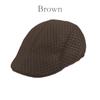 Breathable Summer Sun Hat Solid Color Hollow Duck Tongue Hat Mesh Beret Peaked Cap