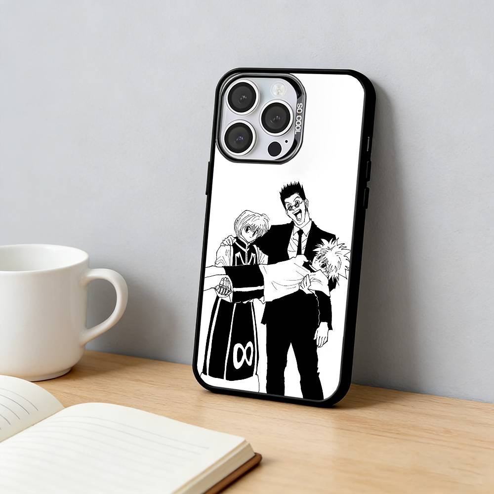 leorio & kurapika Phone Case For iPhone 17,16,15,14,13,12,11 Plus,Pro Max,XS,Colorful Silver Phone case Funda Cover