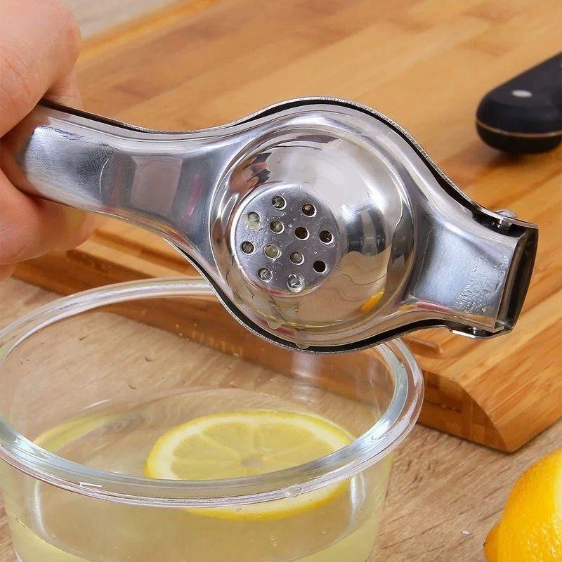 Stainless Steel Manual Juicer, Portable Citrus Press for Lemon Orange, Kitchen Tool for Home Use