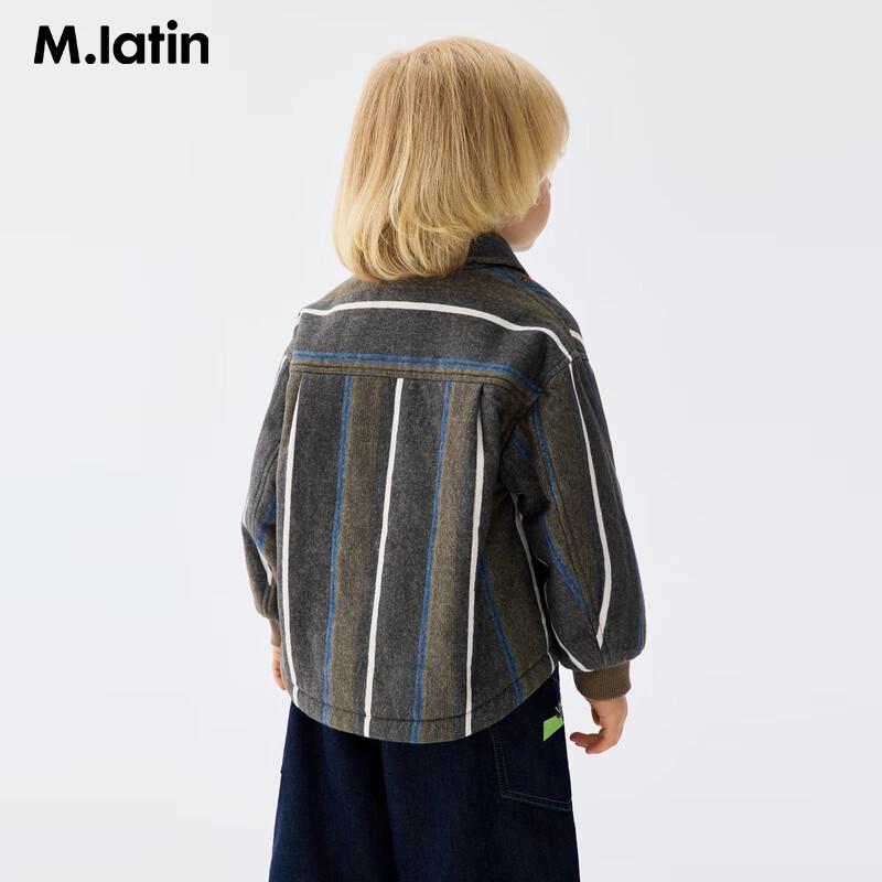 M.Latin Boys  Striped Winter Cotton Jacket 120cm