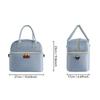 Outdoor Portable Insulated Lunch Bags Thermal Cooler Tote Leakproof Handheld Work Lunch Box Waterproof Pouch Organizer Bag
