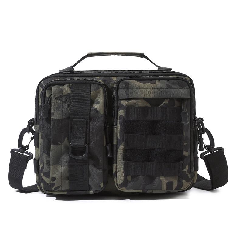 

Outdoor Tactical Crossbody Bag: Multifunctional, Camouflage, Water-Repellent Travel Sports Bag with Large Capacity 32.5 x 14.5 x 25.5