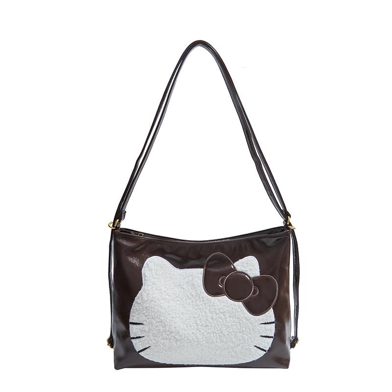 Women's Multi-Function Backpack Cartoon Cat Shoulder Bag