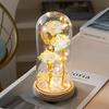 LED Luminous Rose Flowers in Glass Cover - Perfect Gift for Mother's Day, Valentine's Day, and Christmas
