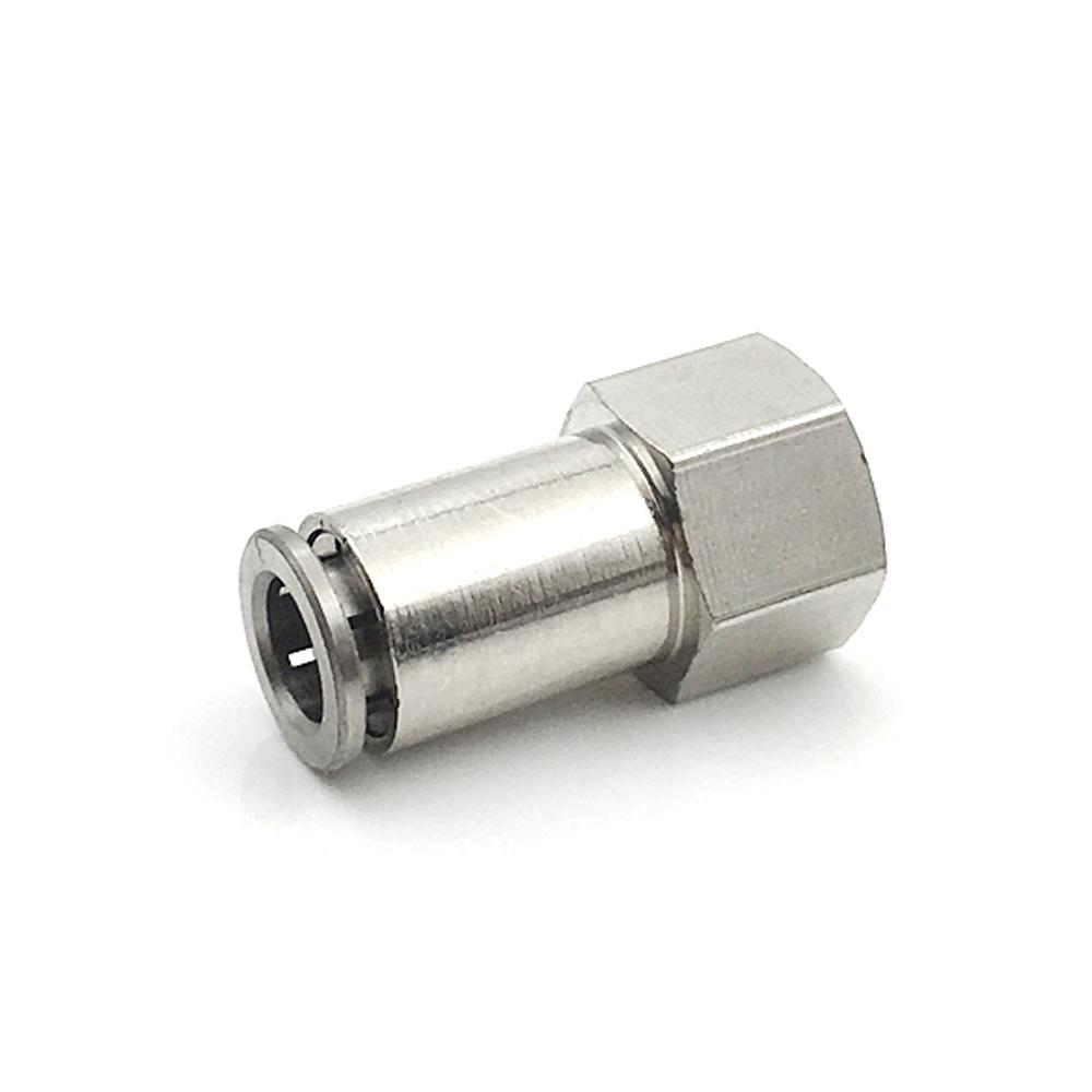 Pneumatik-Steckverbinder M5 1/8" 1/4" 3/8" 1/2" BSPT Außengewinde Vernickeltes Messing Steckverbindung Schnellkupplung Luftanschluss Sanitär