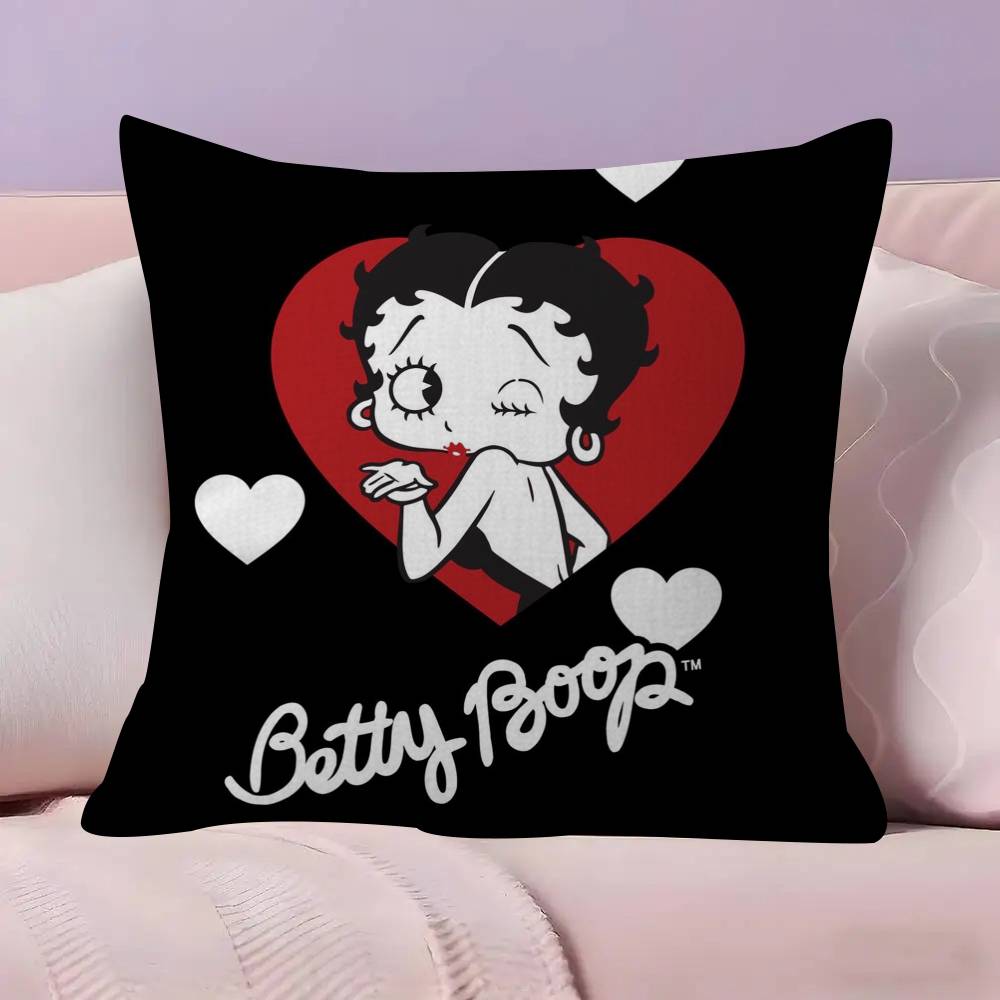 Anime Cute B-Betty Boop Pillow Cushion Cover Pillowcase Living Room Sofa Home Decor
