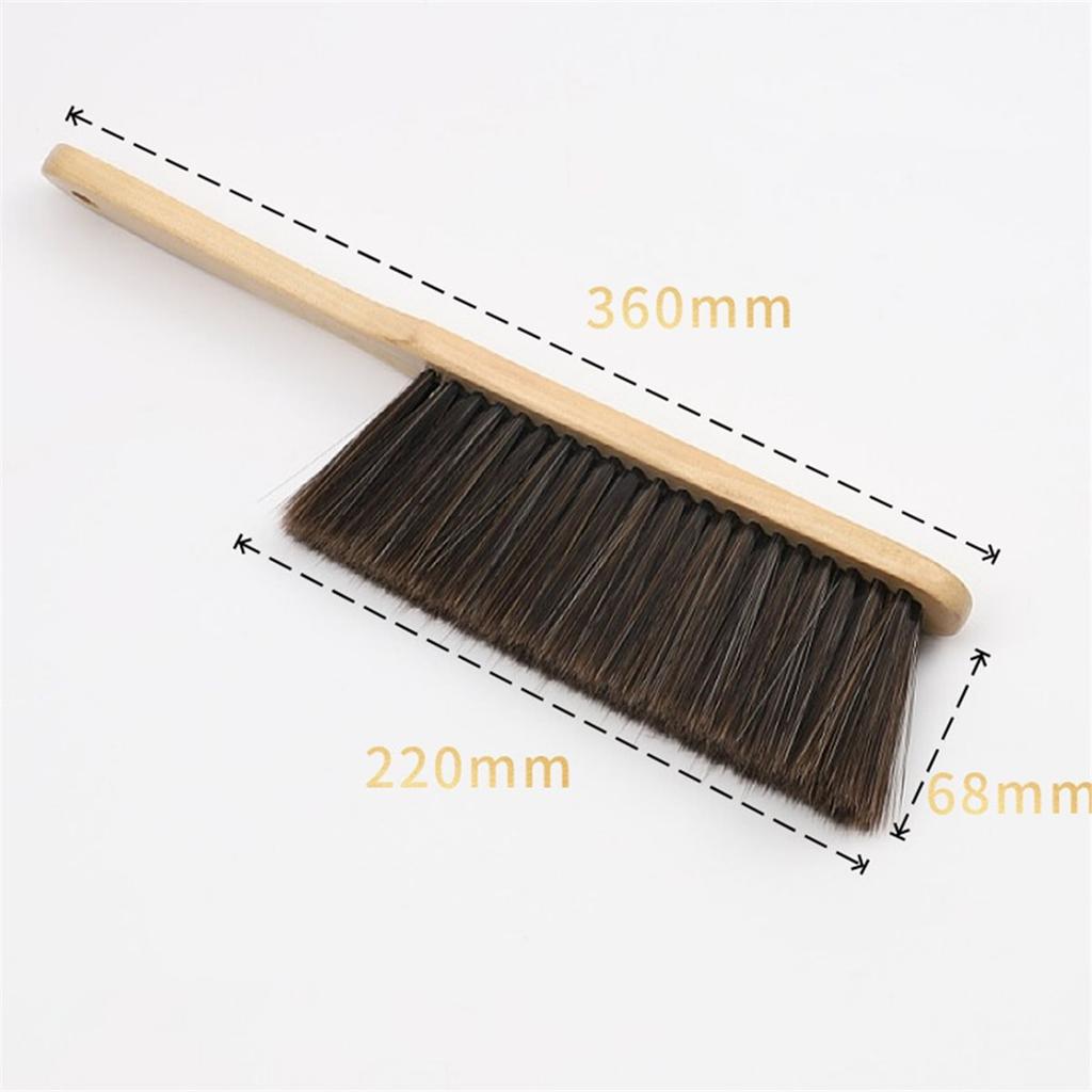 2026 New Wooden Handle Fireplace Brush for Removal, Hearth & Corner Cleaning Tool, Fireside Cleaning Brush for Fireplaces