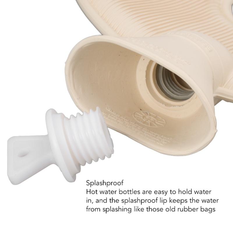 U Shaped Hot Water Bottle Warm Neck Soft Rubber Hot Water Bag With Detachable Cloth Cover