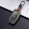 Car Key Case Protector Metal Zinc Key Shell Cover Auto Accessories For Toyota Prius Camry Corolla C-HR CHR RAV4 Prado 2018 2022