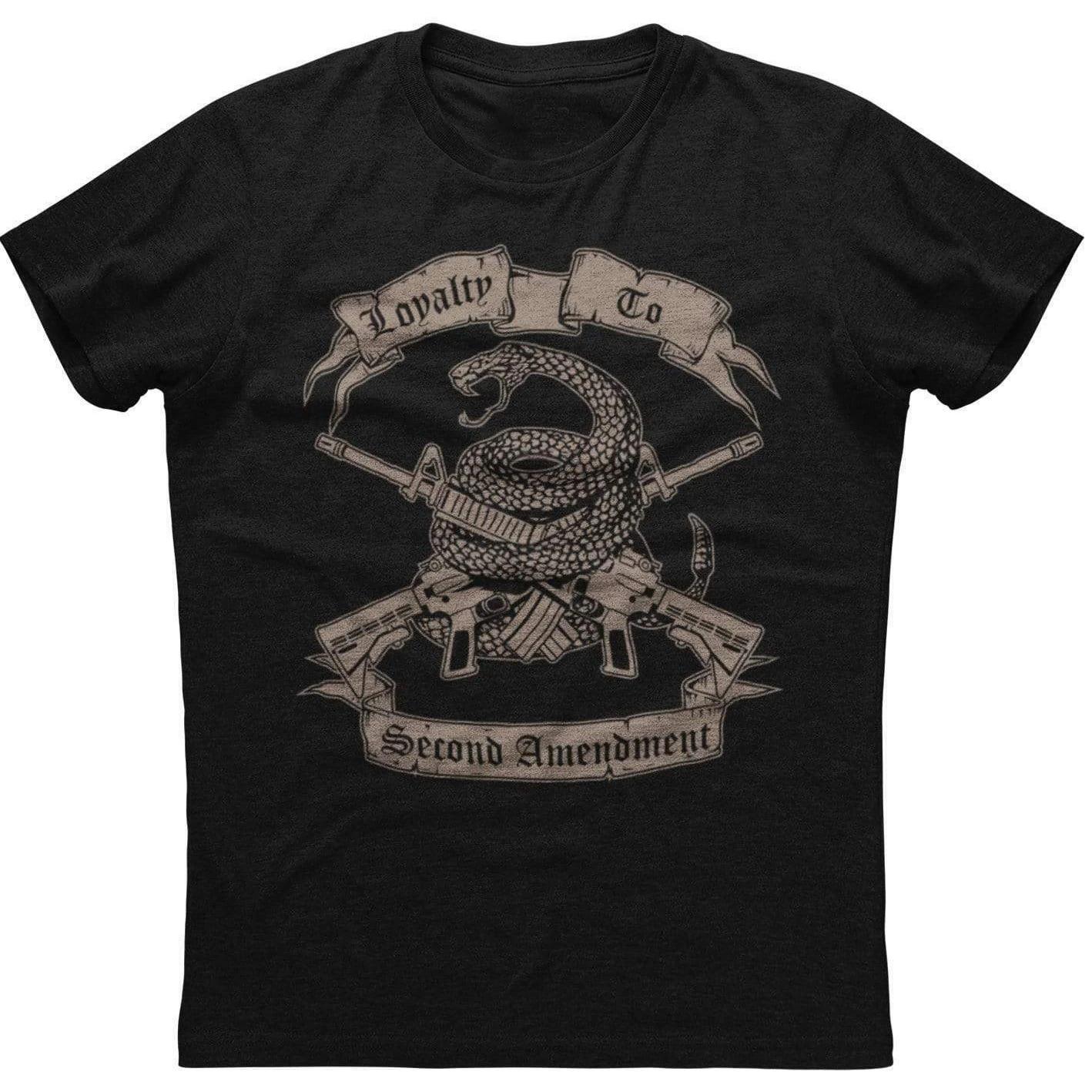 

Loyalty To 2nd Amendment AR15 Rattlesnake Graphic Patriotic TShirt 100 Cotton ONeck Summer Short Sleeve Casual Mens Tshirt S