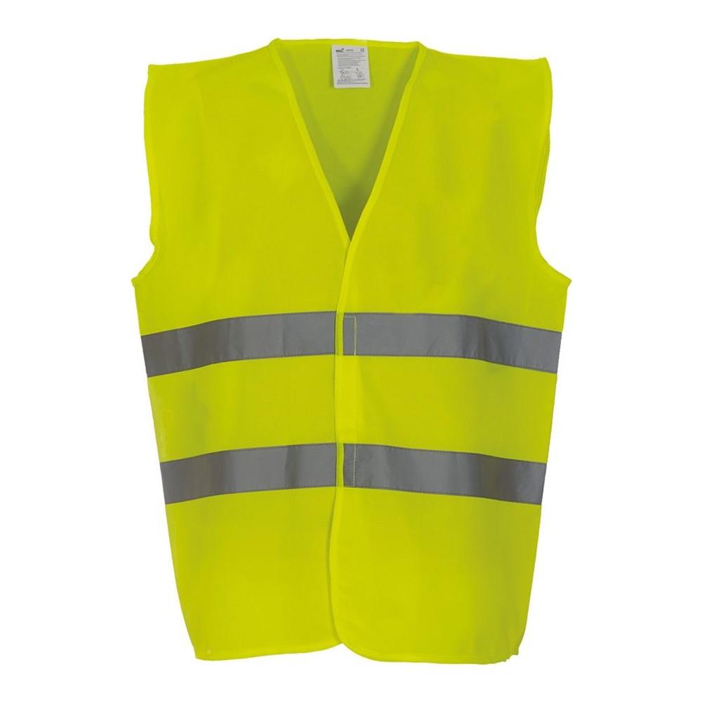 Yoko Unisex Adult 2 Band Reflective Tape Waistcoat