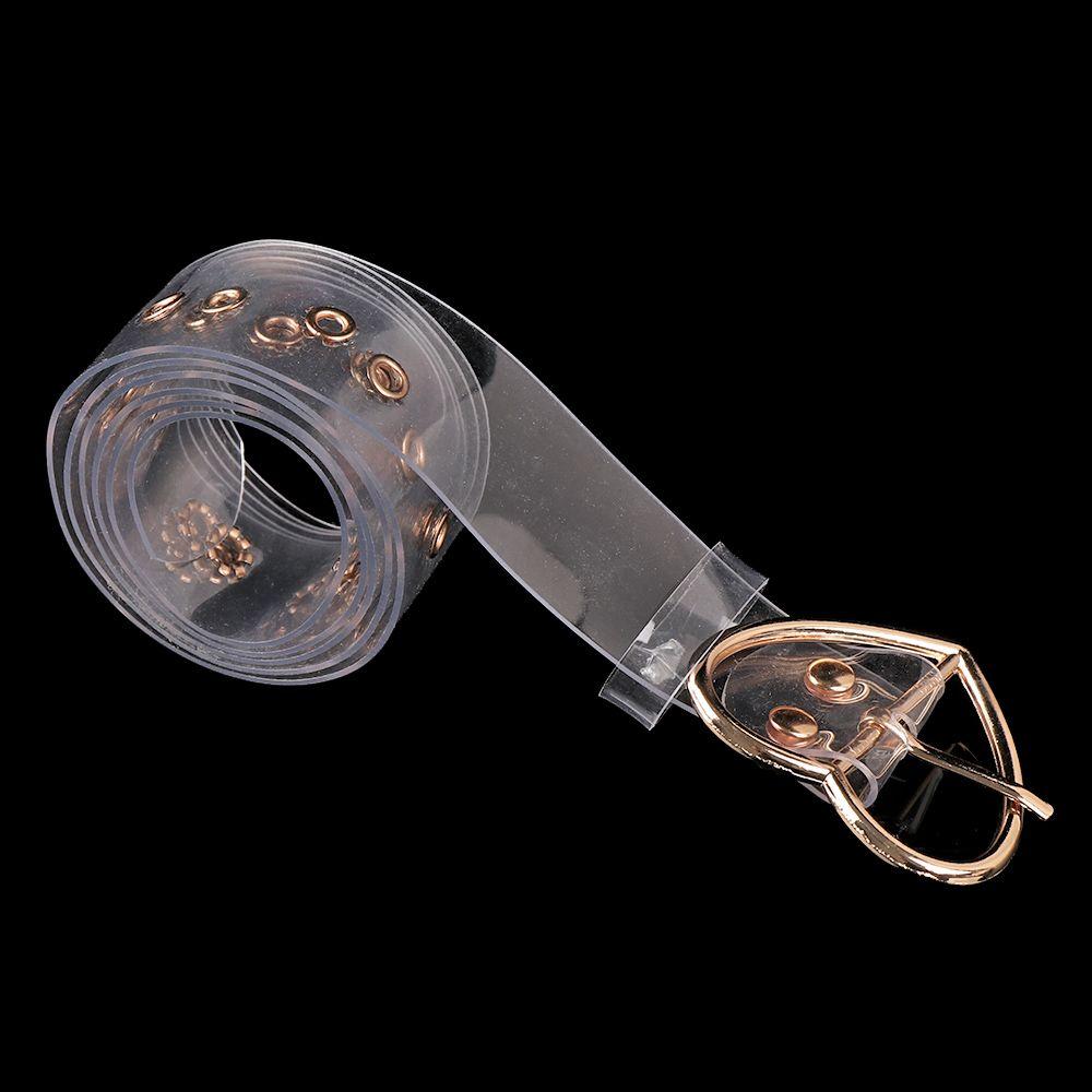 Mode Klare Dornschließe Transparentes Taillenband Rund Quadratisch Herz Punk Hüftgürtel Hüftgurt