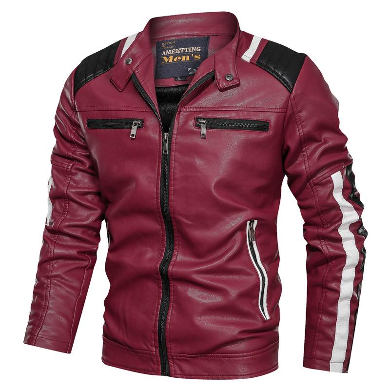 leather ki jacket gents