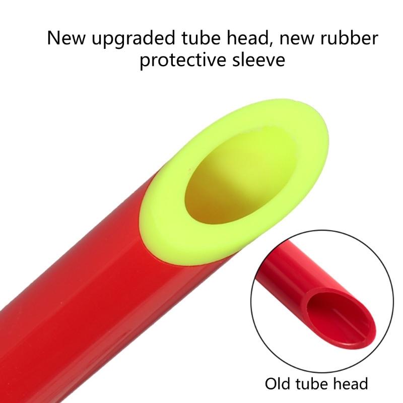 Training Headstrap Support Dry Top Snorkel Tube Comfortable Mouthpiece One-Way Purge Valves for Pool Open Water Swimming