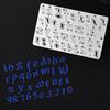 DIY Metal Cutting Die for Scrapbooking 3D Greeting Card Decoration Creative Uppercase and Lowercase 26P Letters 0-9 Numbers