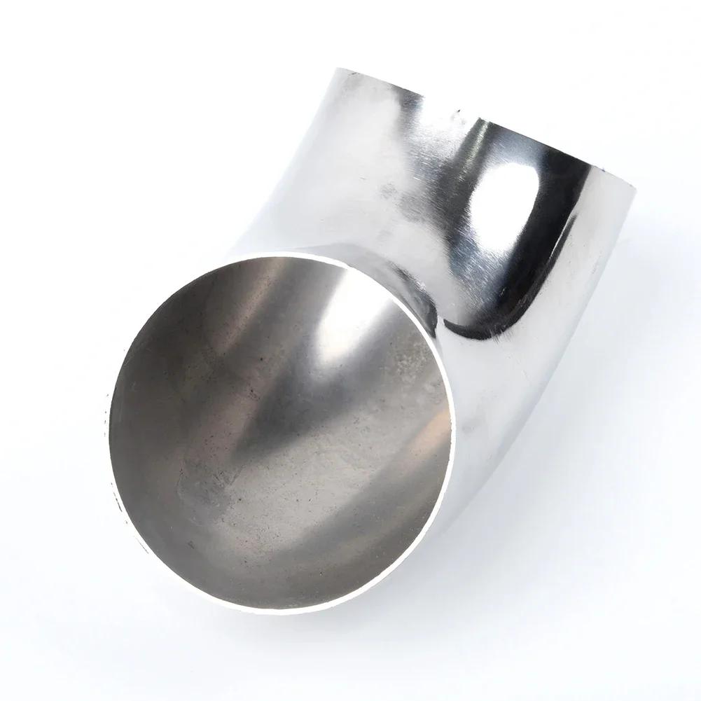 Stainless Steel 304 1.5D Bending Radius Exhaust Elbow 90 Degree Pipe Fitting for Automotive Exhaust and Intake Pipes 34-102mm