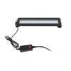 LED Aquarium Licht Farbwechsel 3 Stufen 4 Reihen Fische Licht mit ausziehbaren Halterungen Schwarz