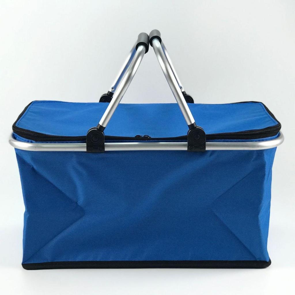 Foldable Outdoor Camping Cooler Bag - Insulated, Large Capacity, Multifunctional for Picnic or Takeout