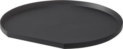 Yamazaki Shaped Tower Dishwasher Item 10586 (Yamazaki Industries) Half-Moon Tray, Black, W37×D34.5×H2cm, Series, Stackable, Safe, No.