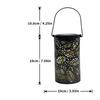 Tree Pattern Shadow Lamp Automatic On/deactivate Hollow Metal Projection Lantern