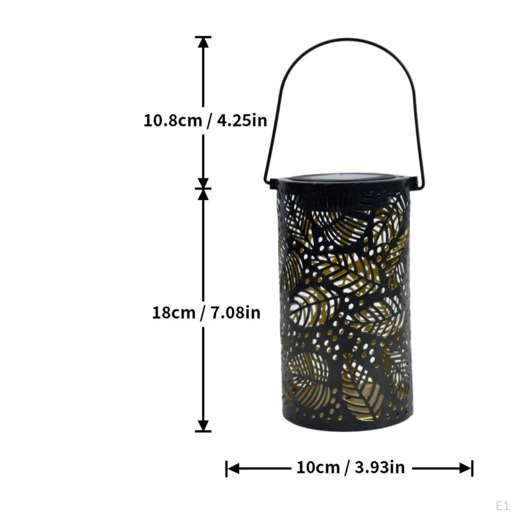 Tree Pattern Shadow Lamp Automatic On/deactivate Hollow Metal Projection Lantern