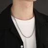 KALEN 4/6/8mm Fashion Men's Women's Simple Stainless Steel Necklace Thick Twisted Chain Jewelry DIY Accessories Gift