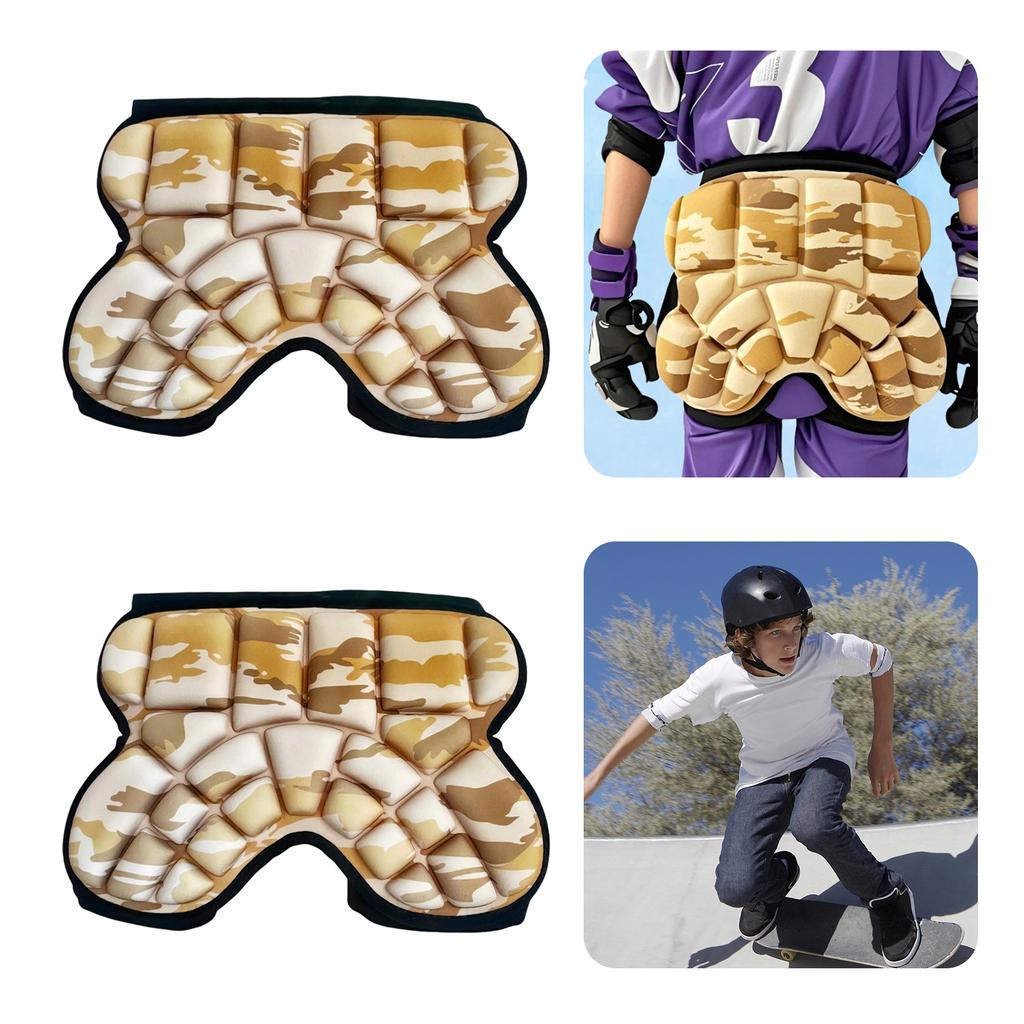 Skate Butt Protect Pads Shockproof Snowboard Hip Cover Skating Butt Protection Shorts for Roller Skating/Skateboarding