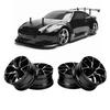 4Pcs RC Wheel Hub High Wear Resistance Aluminum Alloy Remote Control Car Accessories for 1Celsius10 Flat Sports Car