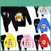 Jeffy Puppet Hoodies Kids Spring Autumn Casual Tracksuits With Bright Digital Printing And Exquisite Stitching