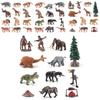Authentic Plastic Prehistoric Animal And Primitive Human Decorative Toys For Kids