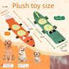 Dog Puzzle Feeder Interactive Resistant Foldable Puppy Toy Plush Sound Squeak Puppy Toys for Small Medium Dogs Pet Supplies
