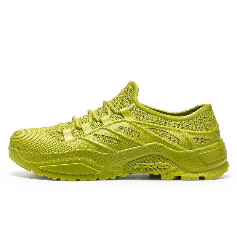 Men's foam rain shoes non-slip and waterproof fashion rain boots fleece thermal rubber shoes lightweight soft sole short tube water shoe cover shoes