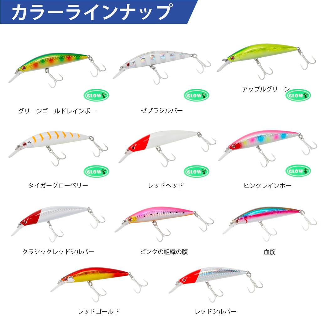 LITTMA SAGOSHI Professional Fishing Lure - Fast Sinking Minnow for