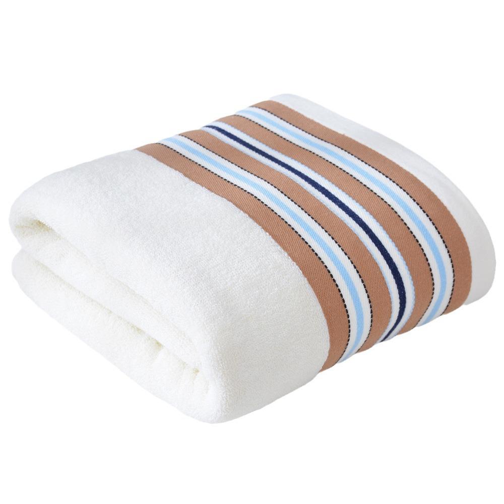 Striped Bath Towel Set, Absorbent & Quick-drying Showering Towel, Super Soft & Skin-friendly Bathing Towel, for Home Bathroom, Ideal Bathroom Supplies