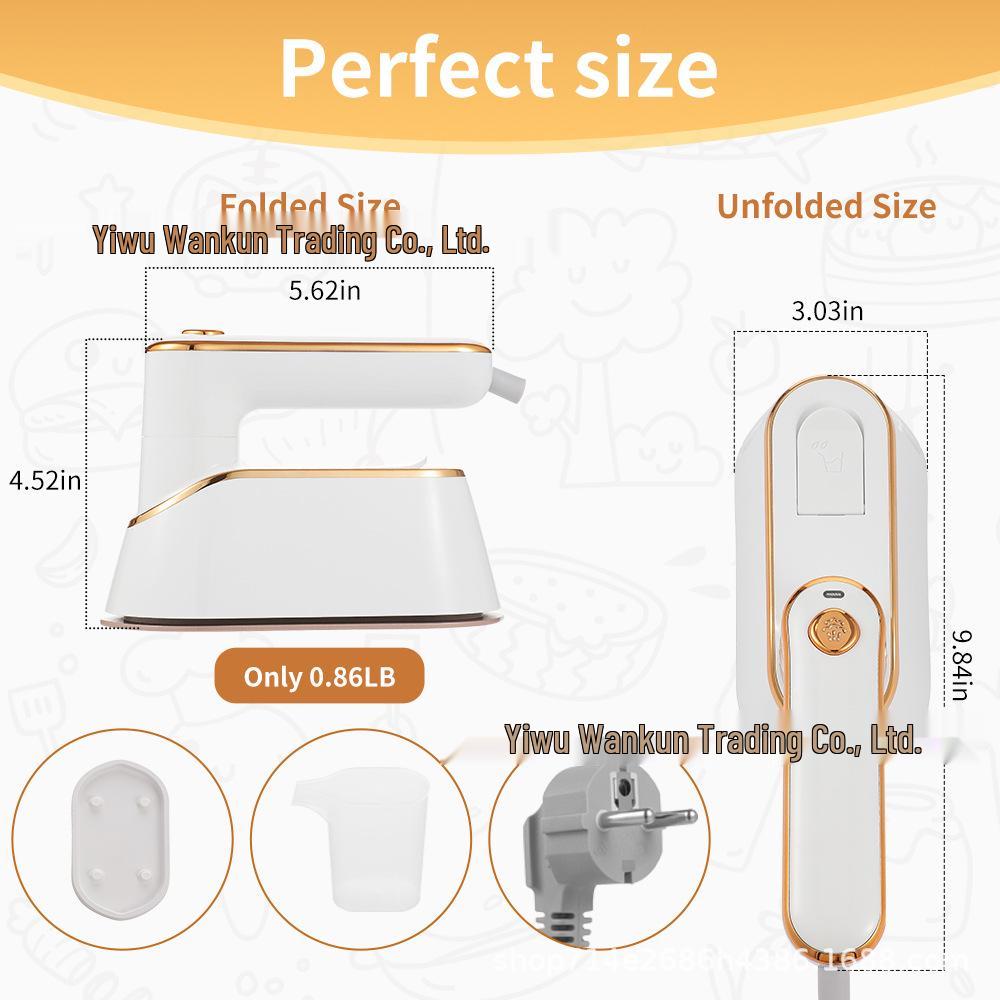 

Compact Foldable Handheld Steam Iron - Cross-Border Ironing Brush & Steamer