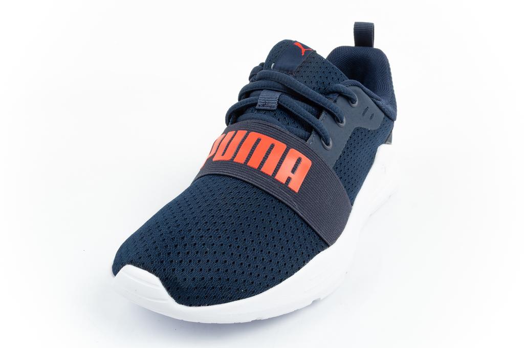 Puma Jr Wired Textile Running Shoe Navy [374216 21] size 28
