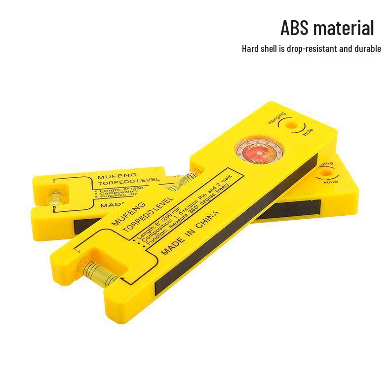 Mini Portable Magnetic Spirit Level - Multi-Functional Precision Tool for Measuring Angles and Decorations
