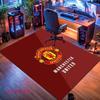Tappeto Man Utd per Soggiorno Camera da Letto Casa Decorazione Divano, Tappetino Antiscivolo per Giochi Bambini