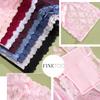 FINETOO 3Pcs Women's Sexy Lace Floral Perspective Boyshorts Solid Color Hollow Out Boxer Panties Female Breathable Transparent Lingerie